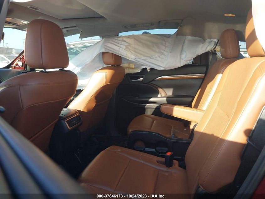 2017 TOYOTA HIGHLANDER LIMITED - 5TDDZRFH0HS449874