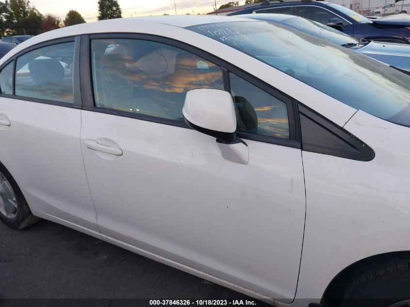 2013 HONDA CIVIC SDN HF 2HGFB2F67DH530657