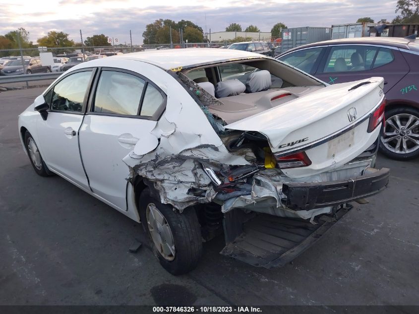 2013 HONDA CIVIC SDN HF 2HGFB2F67DH530657