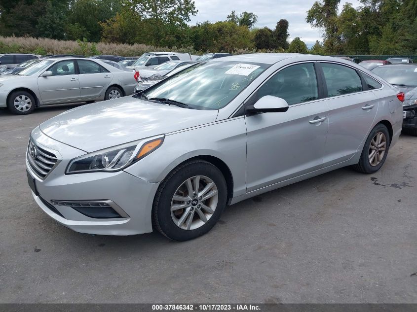 2015 HYUNDAI SONATA 2.4L SE - 5NPE24AF0FH201970