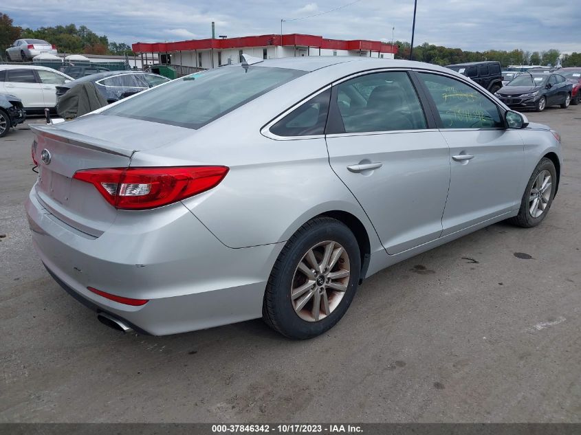 2015 HYUNDAI SONATA 2.4L SE - 5NPE24AF0FH201970