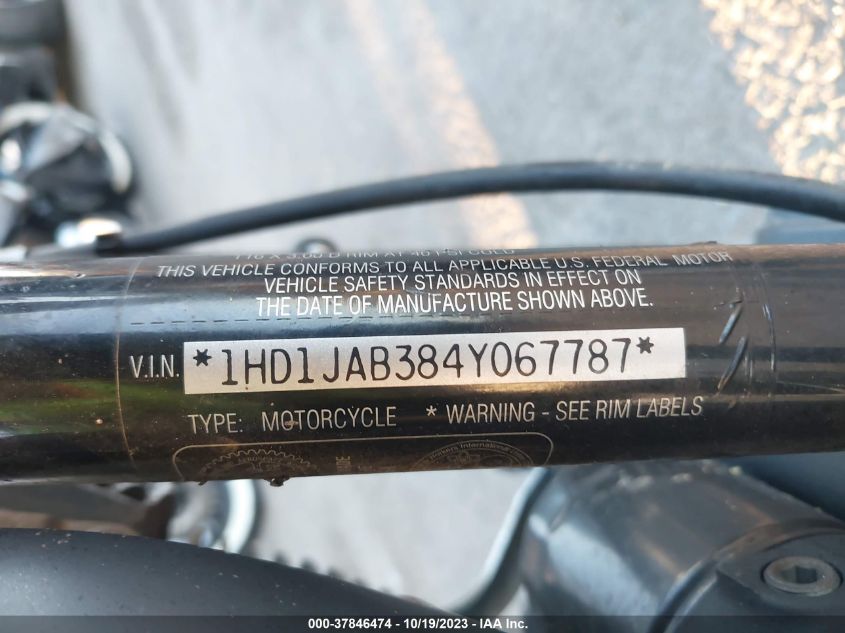 2004 HARLEY-DAVIDSON FXSTBI 1HD1JAB384Y067787