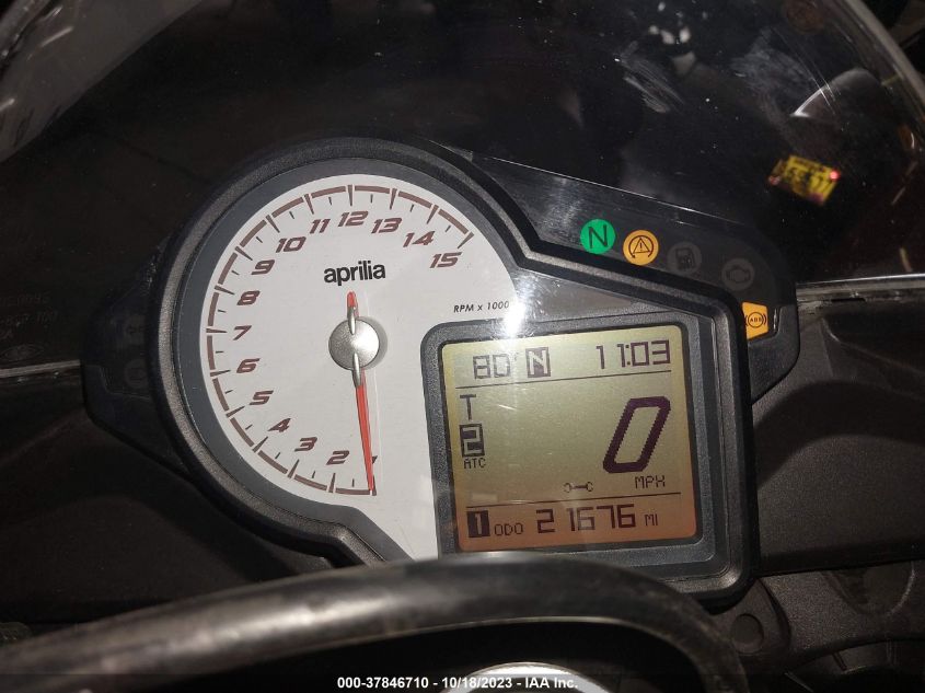 2016 APRILIA TUONO V4 1100 ABS ZD4TYUA00GS000188