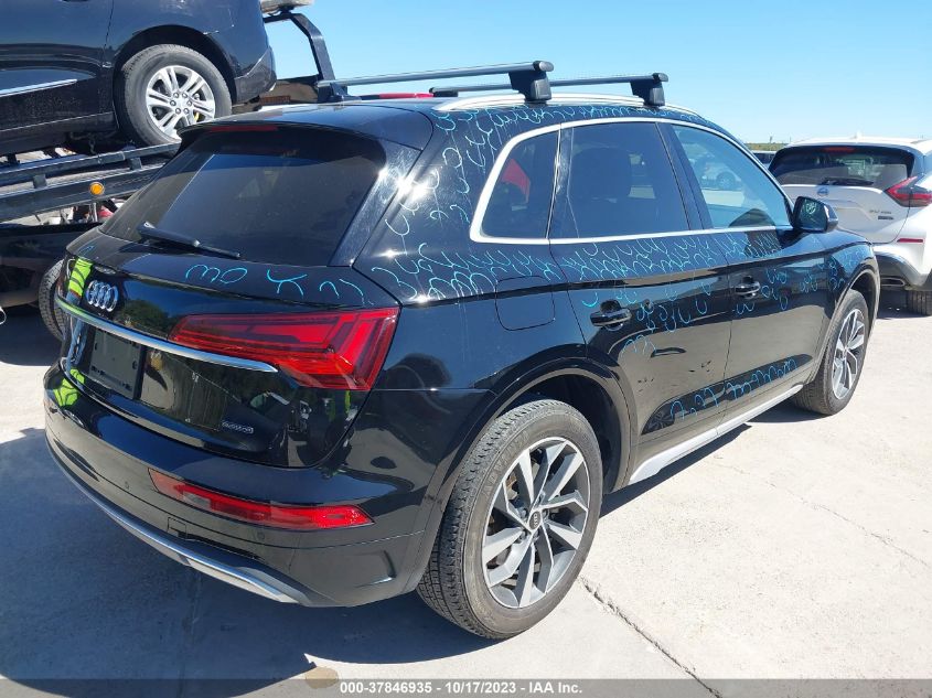 VIN WA1BAAFY0M2021525 2021 AUDI Q5 PREMIUM PLUS