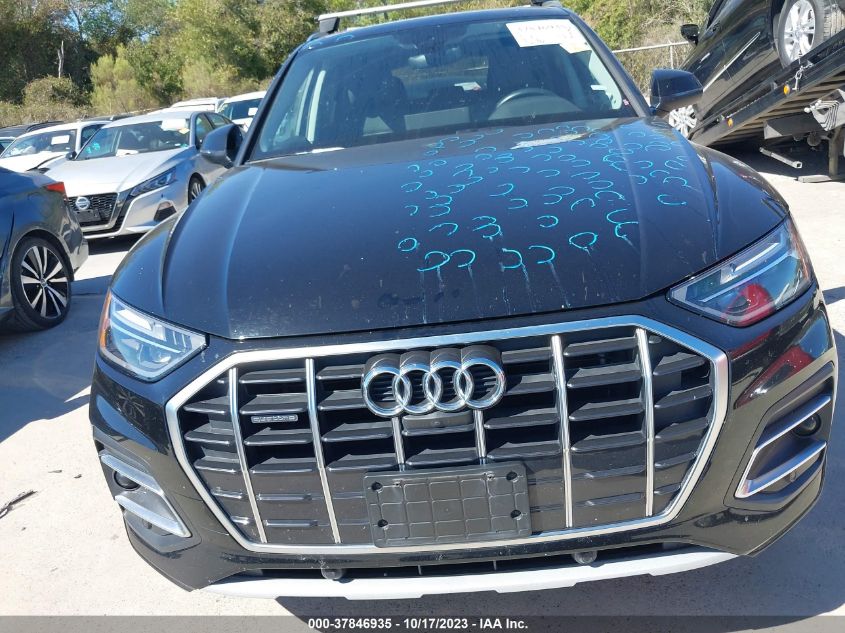 VIN WA1BAAFY0M2021525 2021 AUDI Q5 PREMIUM PLUS