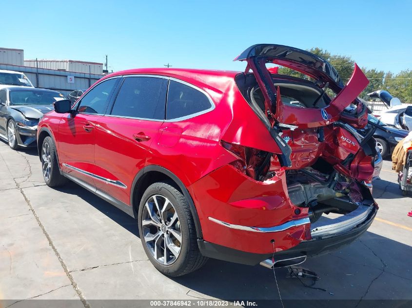 5J8YE1H43NL000650 Acura MDX W/TECHNOLOGY PACKAGE 3