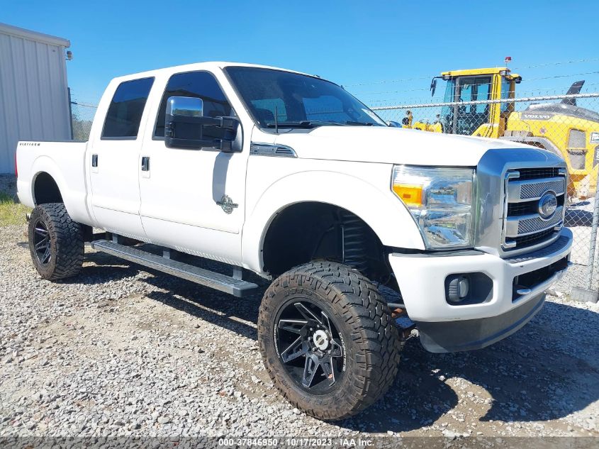 2015 FORD SUPER DUTY F-250 SRW LARIAT/PLATINUM - 1FT7W2BT5FEA17856