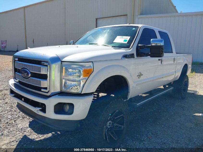 2015 FORD SUPER DUTY F-250 SRW LARIAT/PLATINUM - 1FT7W2BT5FEA17856