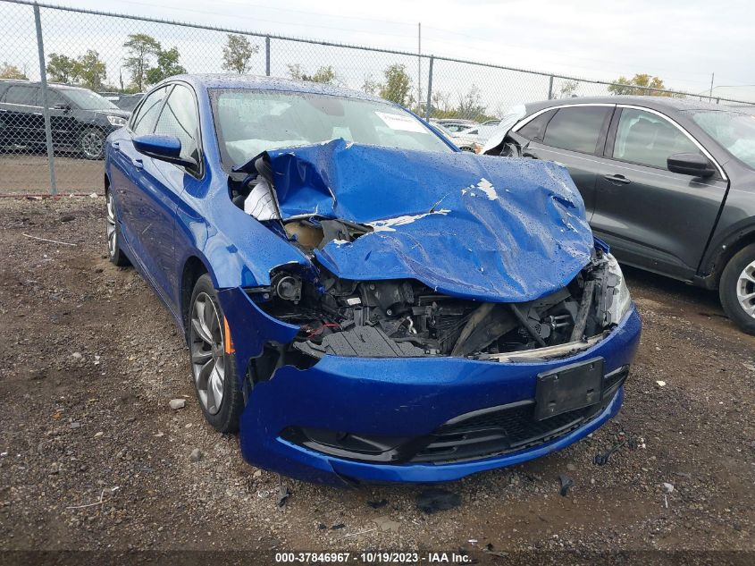 2015 CHRYSLER 200 S - 1C3CCCDG1FN644183
