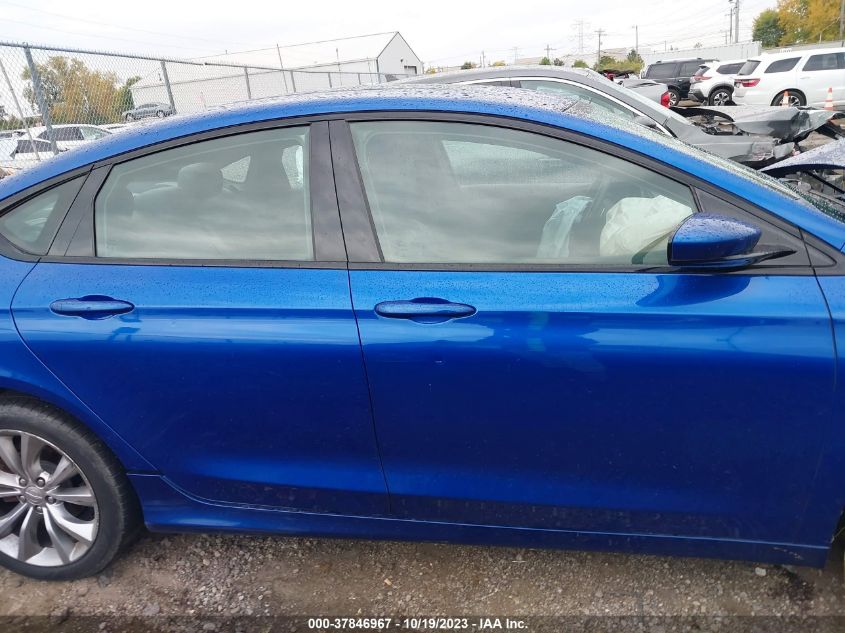 2015 CHRYSLER 200 S - 1C3CCCDG1FN644183