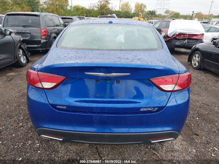 2015 CHRYSLER 200 S - 1C3CCCDG1FN644183