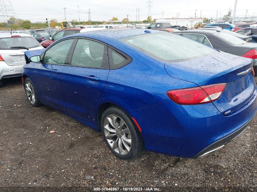 2015 CHRYSLER 200 S - 1C3CCCDG1FN644183