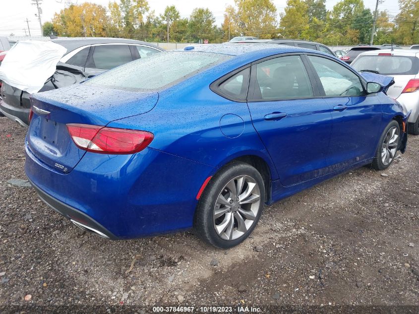 2015 CHRYSLER 200 S - 1C3CCCDG1FN644183