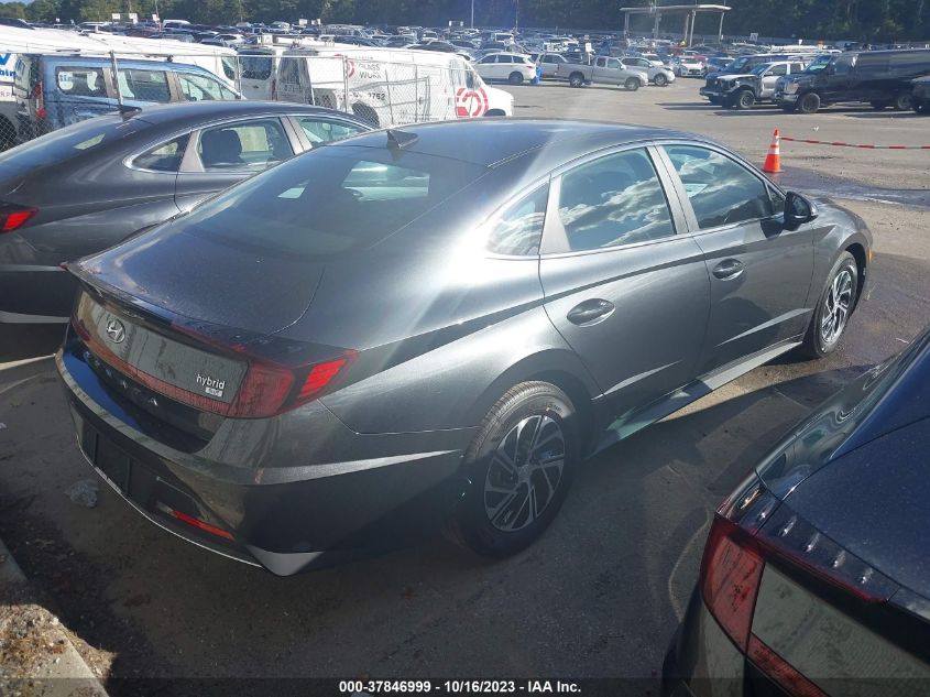2023 HYUNDAI SONATA HYBRID BLUE - KMHL24JJ0PA074220