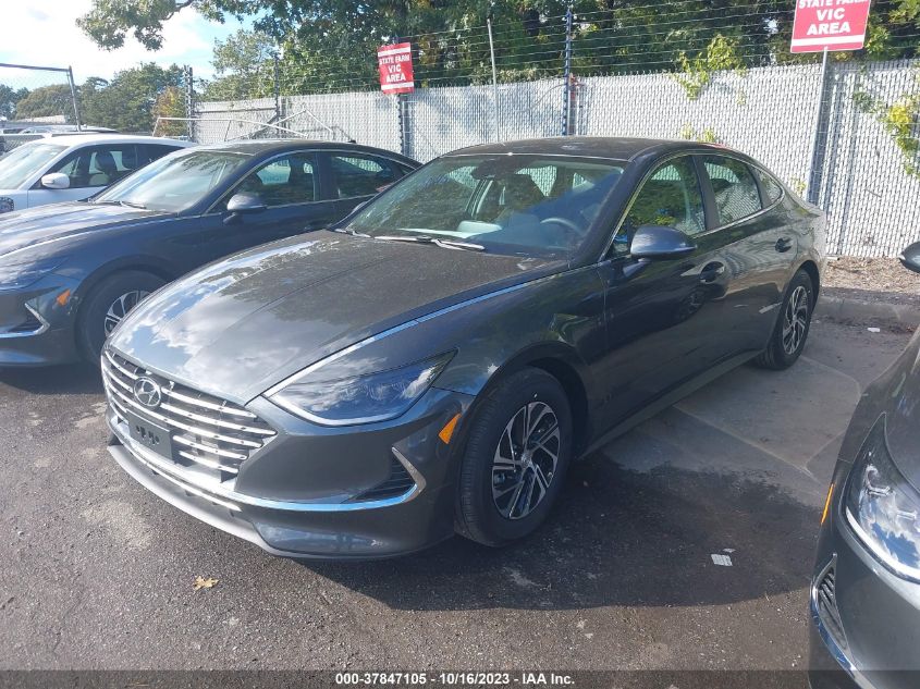2023 HYUNDAI SONATA HYBRID BLUE - KMHL24JJ7PA073856