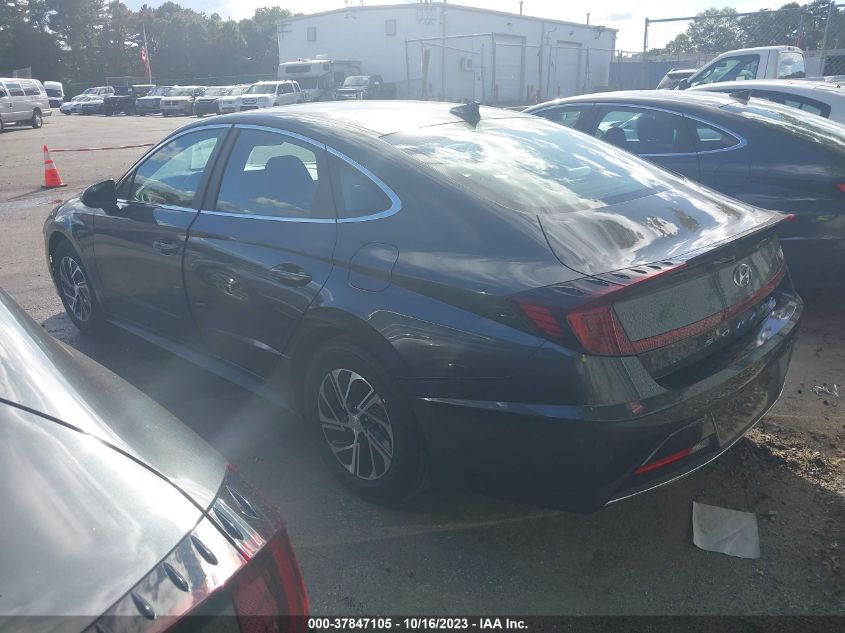 2023 HYUNDAI SONATA HYBRID BLUE - KMHL24JJ7PA073856