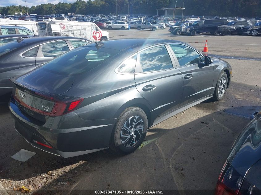 2023 HYUNDAI SONATA HYBRID BLUE - KMHL24JJ7PA073856