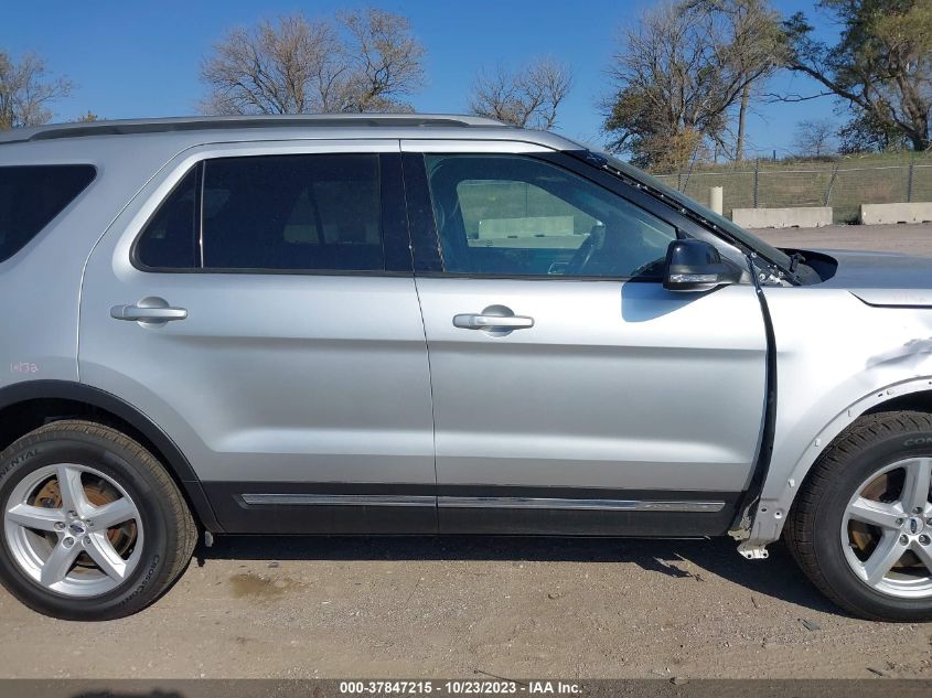 2017 FORD EXPLORER XLT - 1FM5K8D81HGA60124