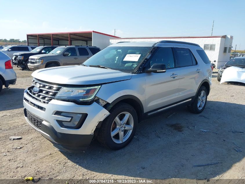 2017 FORD EXPLORER XLT - 1FM5K8D81HGA60124