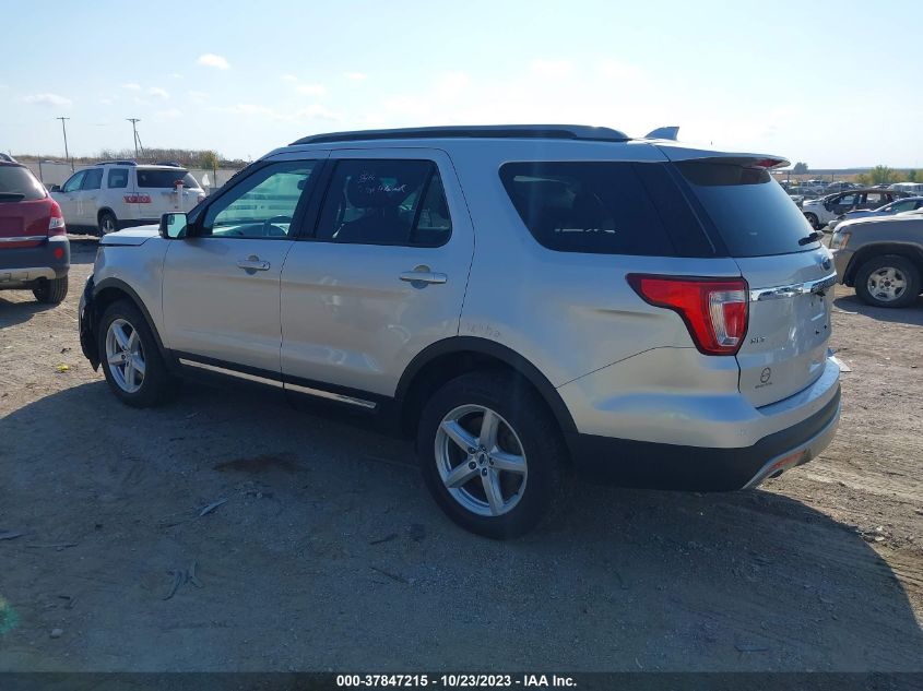 2017 FORD EXPLORER XLT - 1FM5K8D81HGA60124