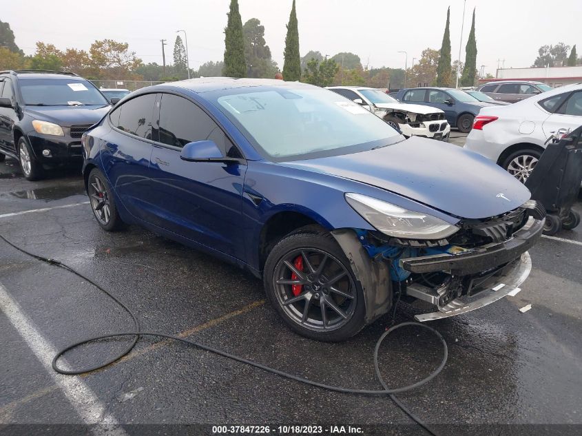 5YJ3E1EA6MF031556 TESLA MODEL 3 STANDARD RANGE PLUS 2021