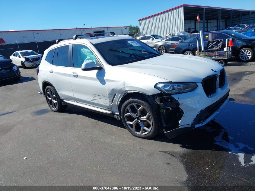 2022 BMW X3 SDRIVE30I - 5UX43DP03N9J46075