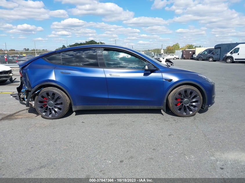VIN 5YJYGDEF0MF230454 2021 TESLA MODEL Y PERFORMANCE
