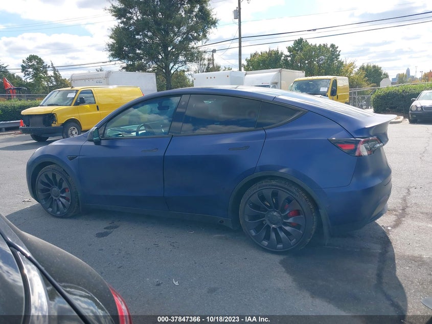 VIN 5YJYGDEF0MF230454 2021 TESLA MODEL Y PERFORMANCE