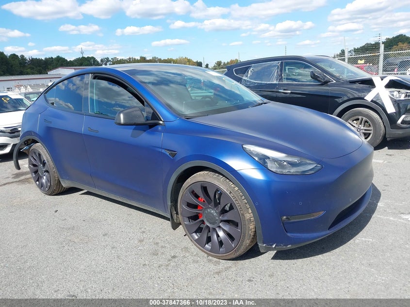 VIN 5YJYGDEF0MF230454 2021 TESLA MODEL Y PERFORMANCE
