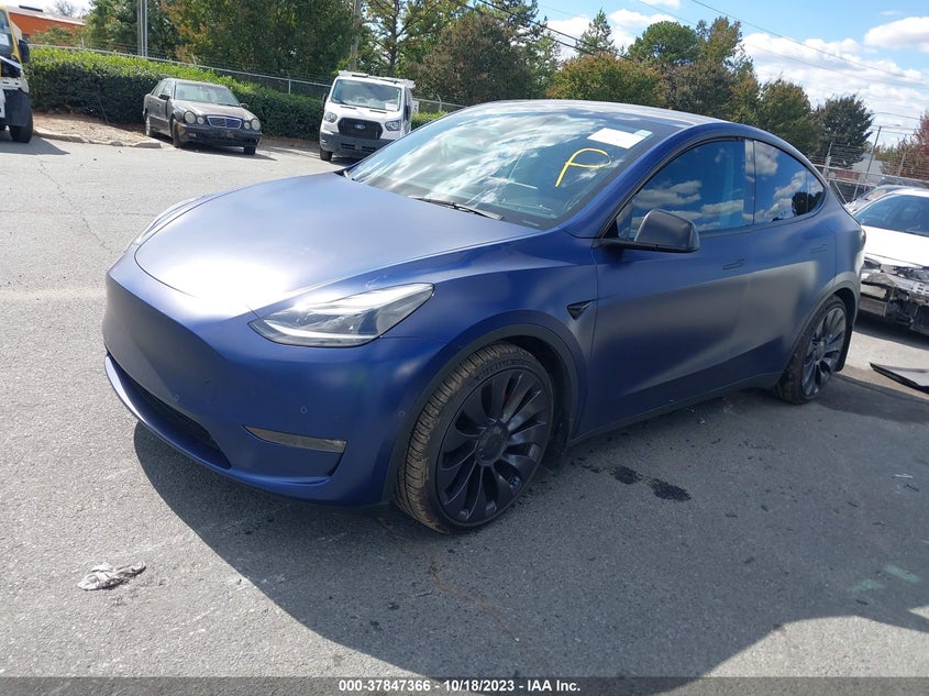 VIN 5YJYGDEF0MF230454 2021 TESLA MODEL Y PERFORMANCE