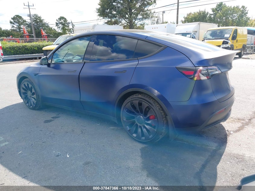 VIN 5YJYGDEF0MF230454 2021 TESLA MODEL Y PERFORMANCE