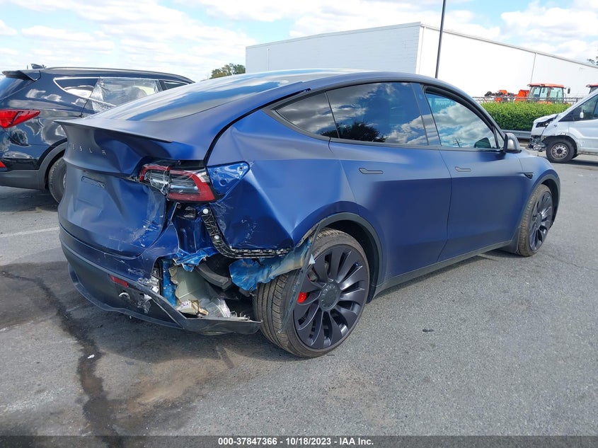 VIN 5YJYGDEF0MF230454 2021 TESLA MODEL Y PERFORMANCE
