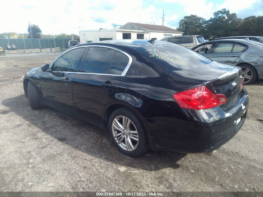 2013 INFINITI G37 SEDAN X JN1CV6AR4DM355348