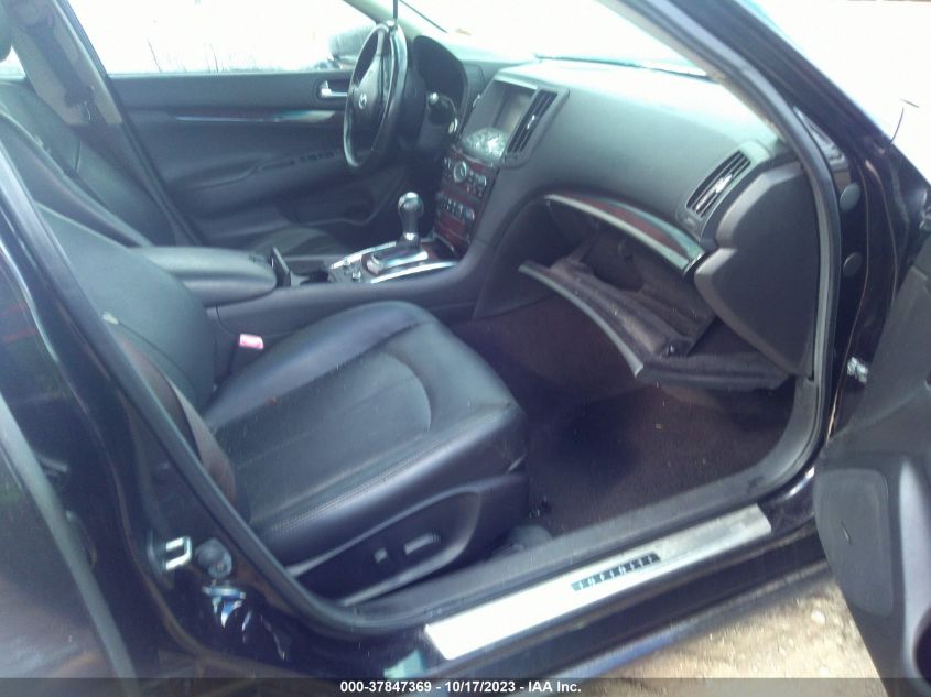 2013 INFINITI G37 SEDAN X JN1CV6AR4DM355348