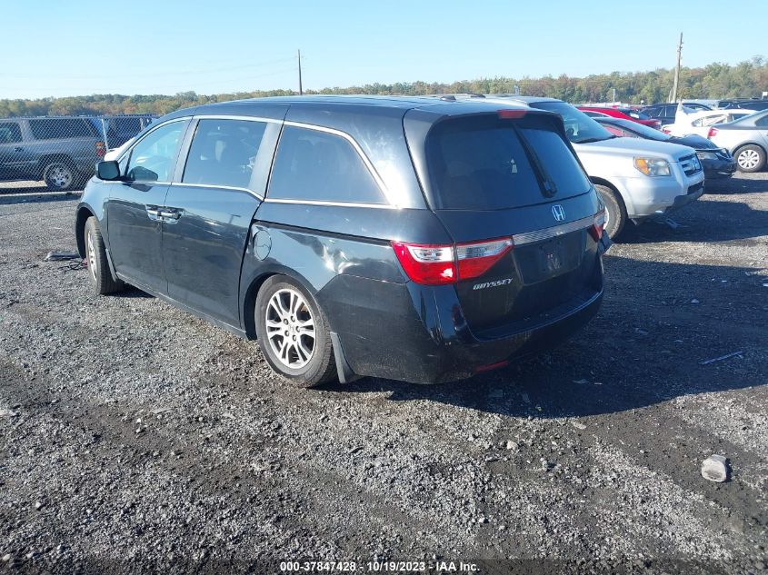 2013 HONDA ODYSSEY EX-L - 5FNRL5H67DB057761