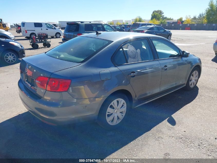 2014 VOLKSWAGEN JETTA SEDAN SE 3VWD17AJ4EM249465