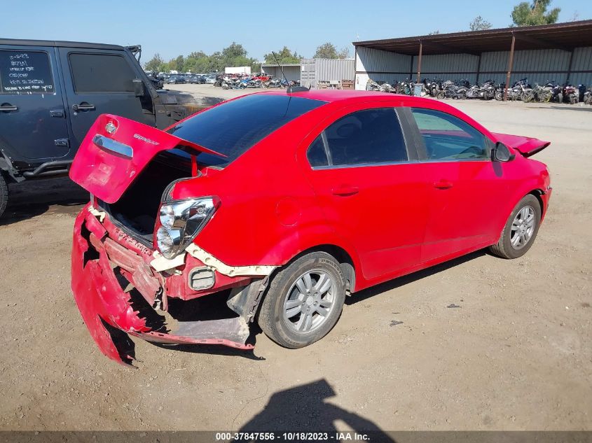 2016 CHEVROLET SONIC LT - 1G1JC5SG4G4127574