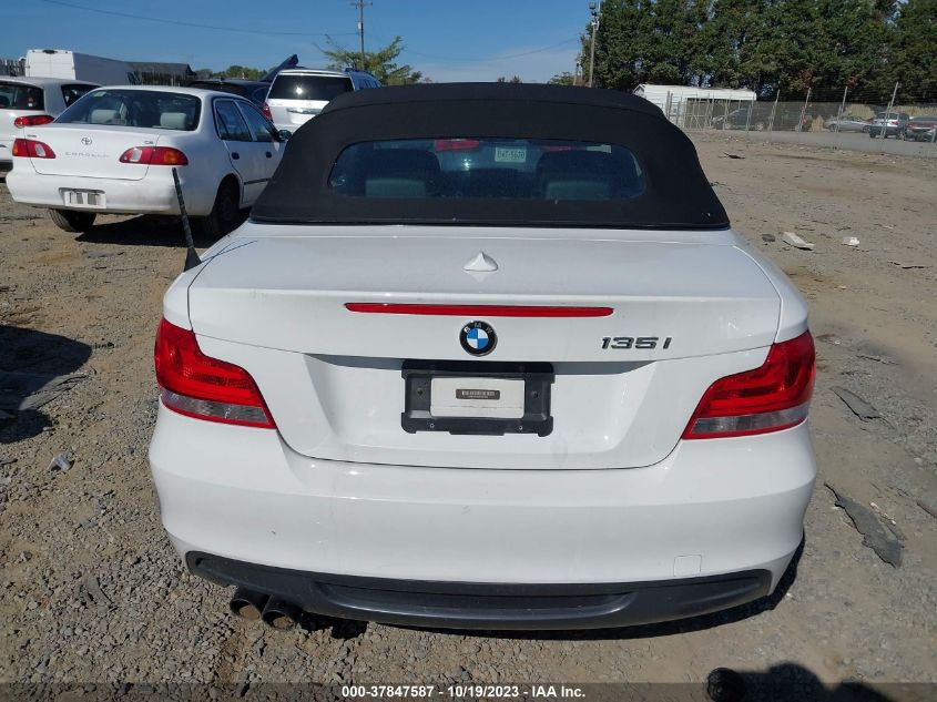 2013 BMW 135I WBAUN7C52DVM27009