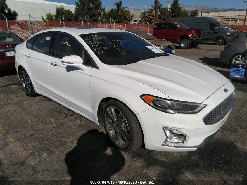 2020 FORD FUSION TITANIUM - 3FA6P0K98LR174894