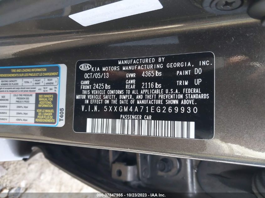 2014 KIA OPTIMA LX - 5XXGM4A71EG269930