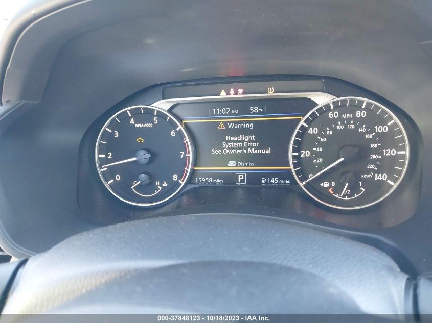 2022 NISSAN ALTIMA SR - 1N4BL4CV5NN398854