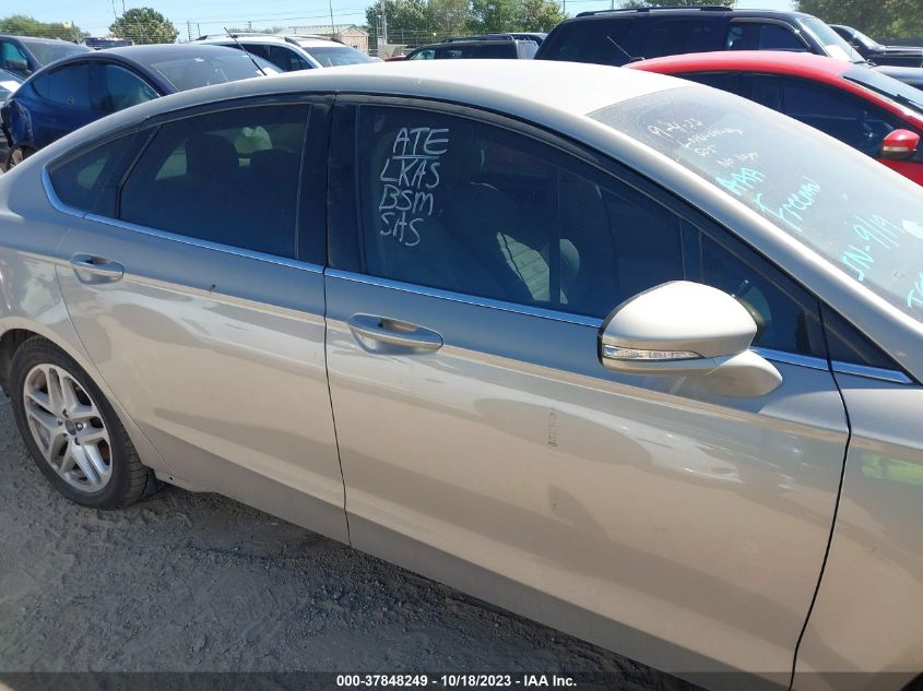 2016 FORD FUSION SE - 3FA6P0H76GR200632