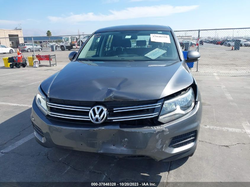 2014 VOLKSWAGEN TIGUAN S - WVGAV3AX5EW059452