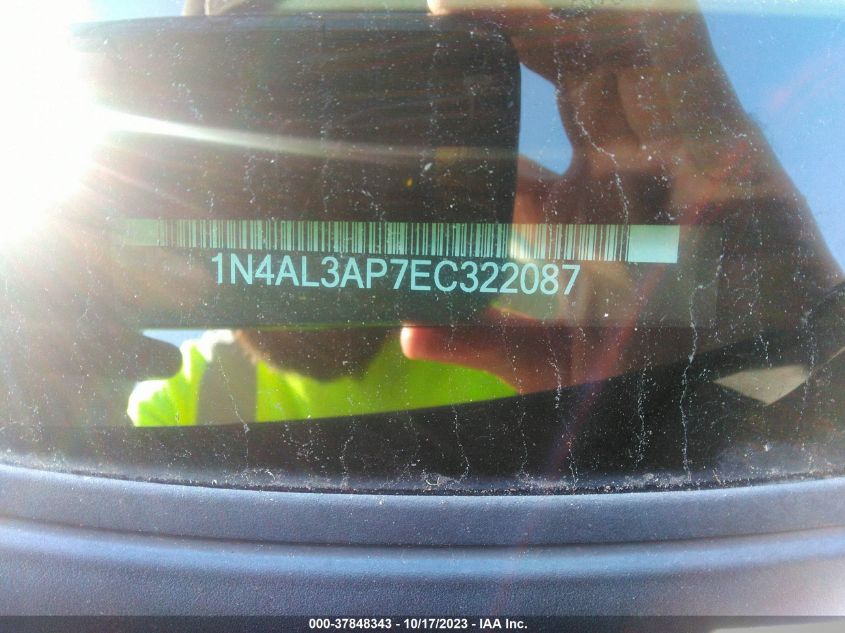 2014 NISSAN ALTIMA 2.5 SL - 1N4AL3AP7EC322087