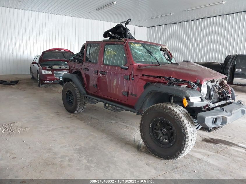 2021 JEEP WRANGLER UNLIMITED SPORT 4X4 - 1C4HJXDN7MW594426