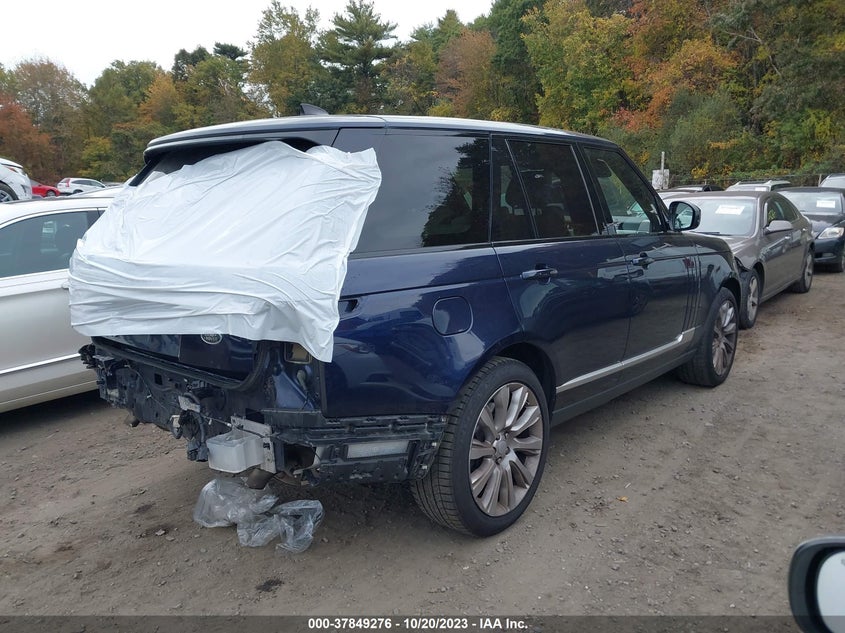 VIN SALGS2FE5HA321053 2017 LAND ROVER RANGE ROVER
