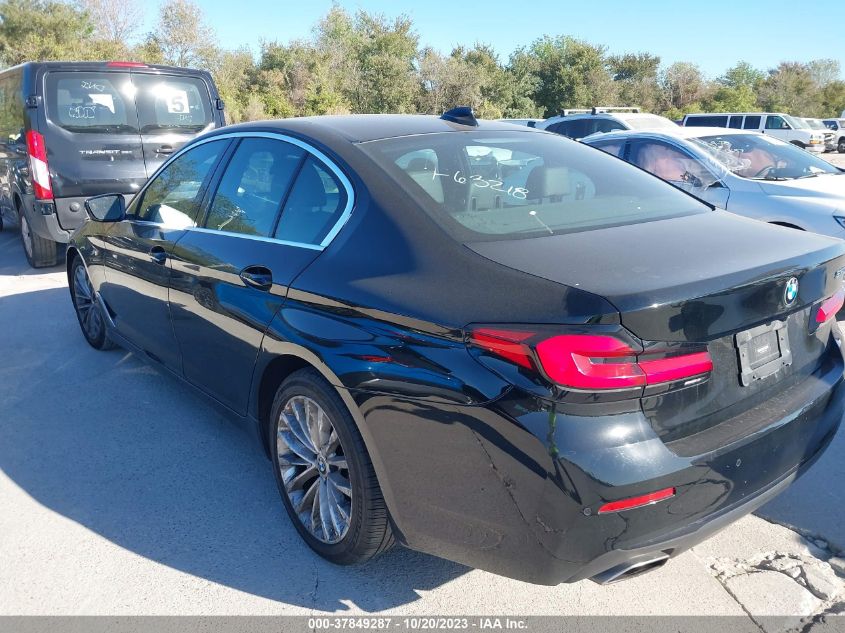 2021 BMW 5 SERIES 530I WBA53BH0XMCF63218