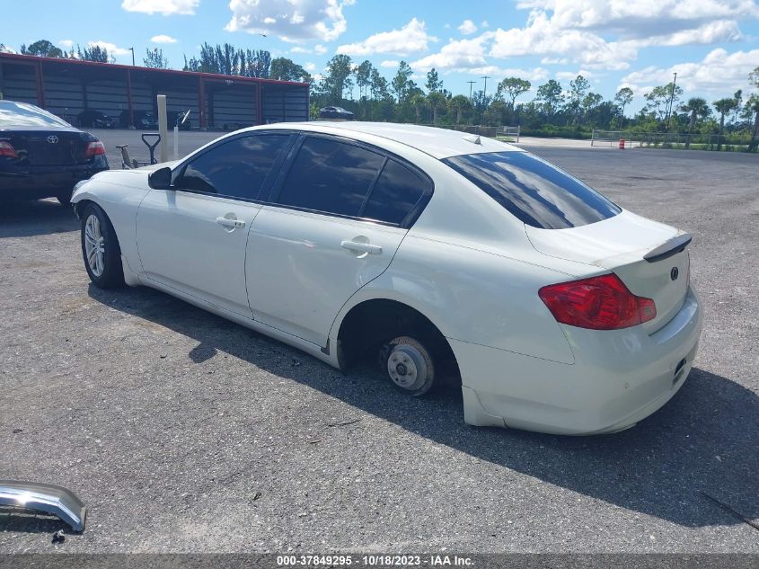 2013 INFINITI G37 SEDAN JOURNEY JN1CV6AP9DM718497