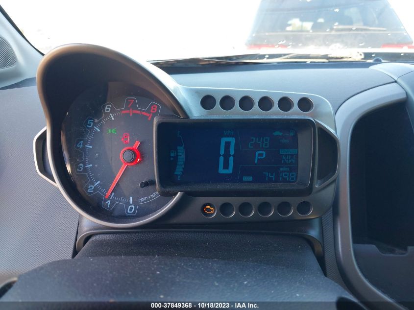 2013 CHEVROLET SONIC LT - 1G1JC5SH4D4107877