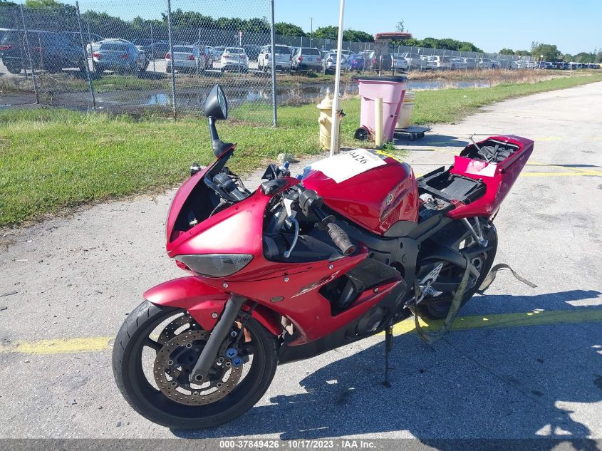 2007 YAMAHA YZFR6 S JYARJ06E77A033973